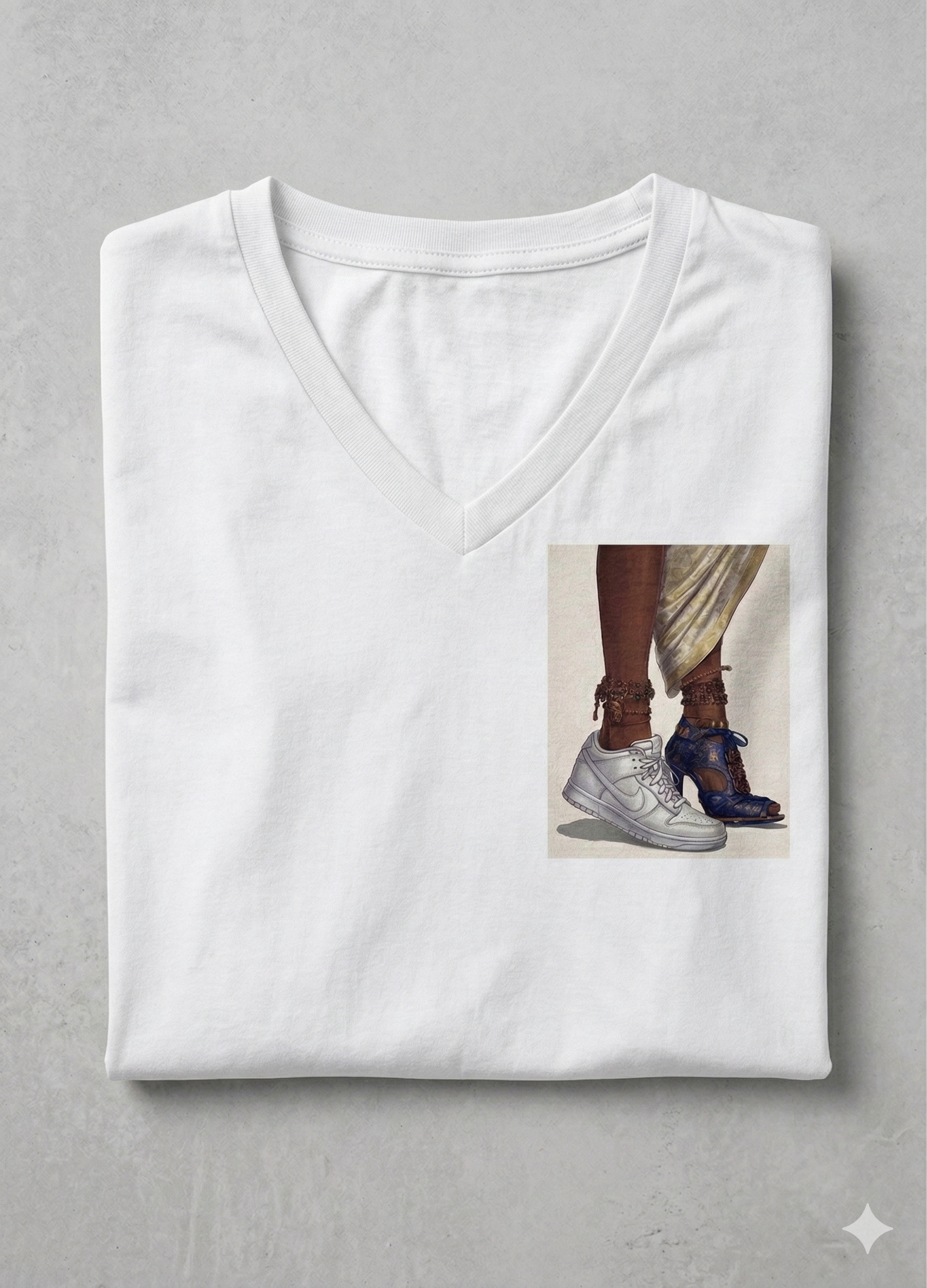Where Tradition Meets the Street - White Trainers